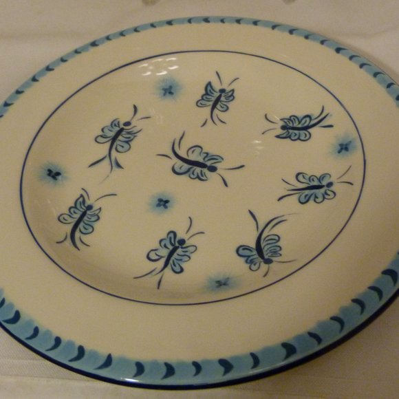 Paula Deen At Home Simply Savannah 2 Pcs Handpainted Dinner Plate & Salad Plate - Picture 5 of 14
